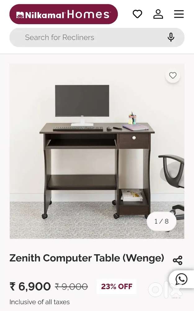 Nilkamal conputer table