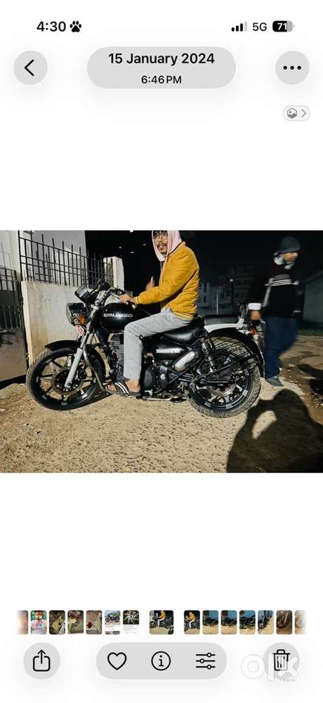 Thunderbird 350 black