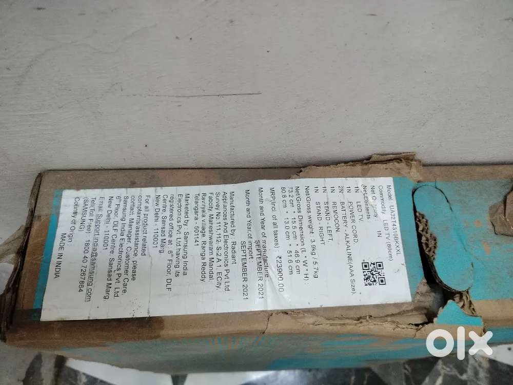 Seal packed LED TV 80 CM WITH NEW BOX FULL PACKING