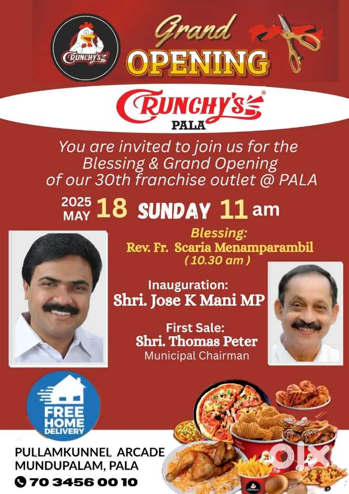 Crunchy's Pala Accounts, Billing, customer care, and cafe management.