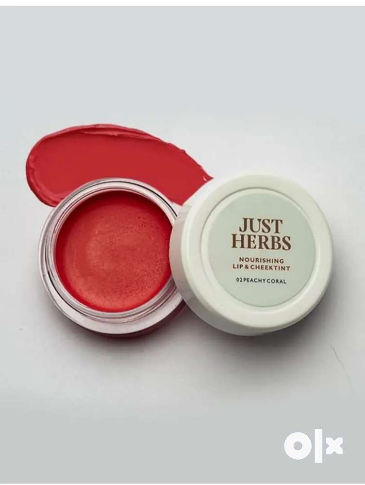 Just herbs lip and cheek tint(peachy coral shade)
