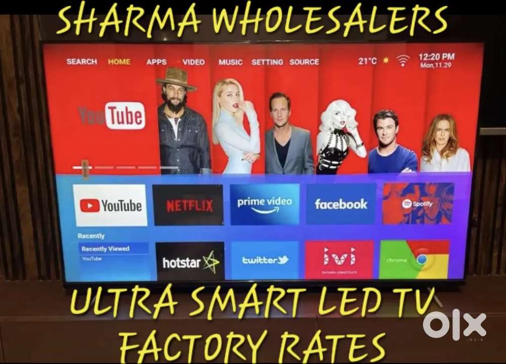 45 Android Smart led tv with bill 2 yr Guarantee