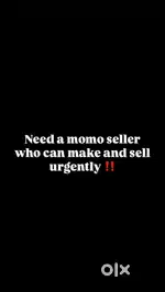 Need a momo seller