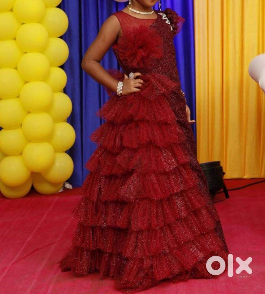 Party wear gown 8 to 12 years