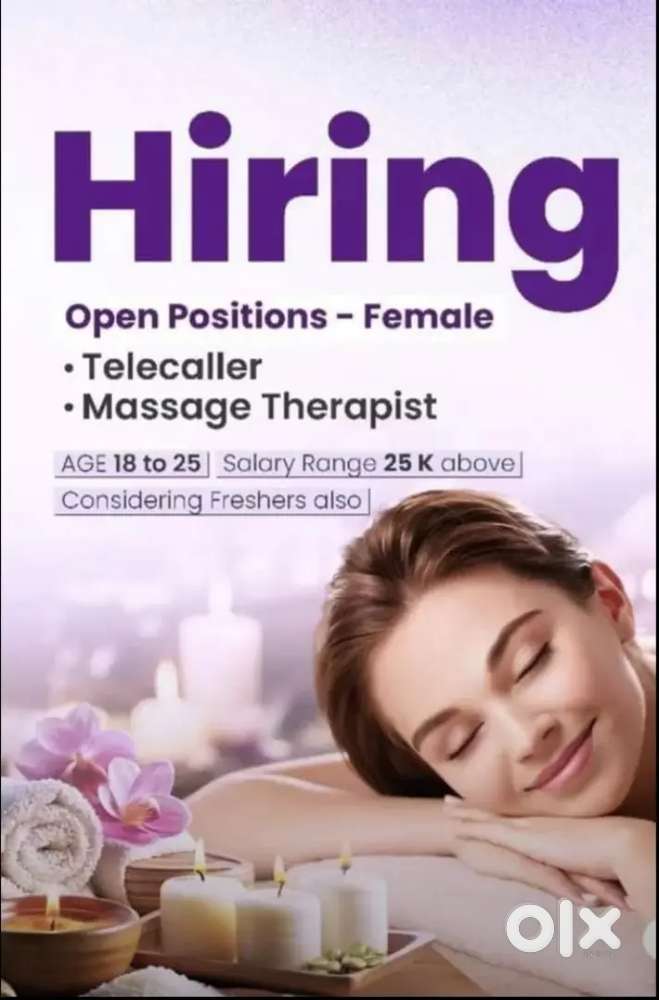 Urgent requirement (  manager,female telecaller, female therapist)