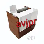 New wooden mini cash counter reception tables office table cafe hotel