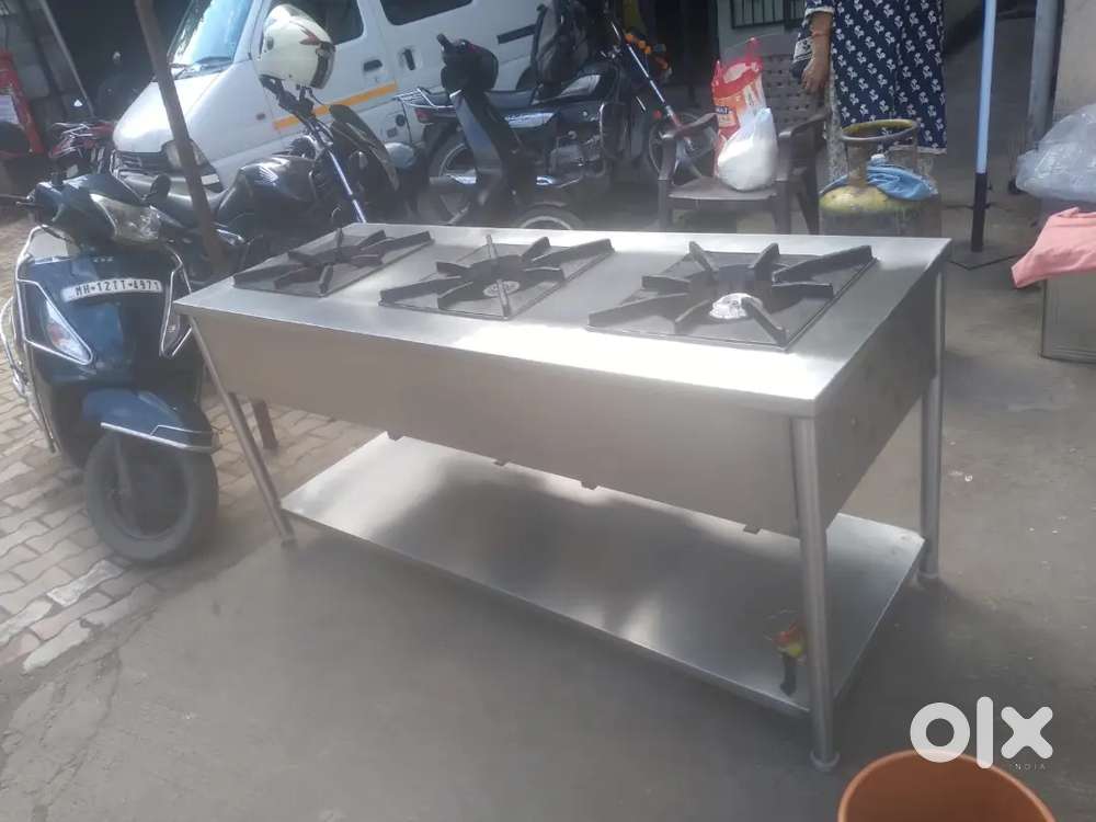 Three Burner Stove (Shegadi) – Heavy Duty  3 Months Old