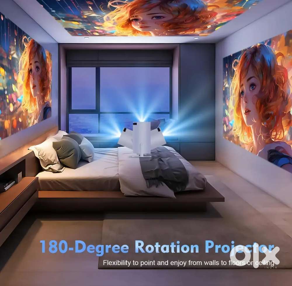 3000 LUMENS YOUTUBE WIFI SMART FULL HD VIDEO PROJECTOR HDMI USB