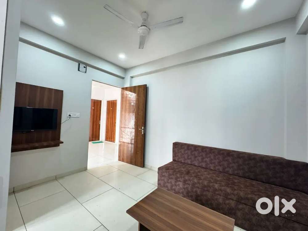 Newly independent 1bhk fully furnished flat for rent