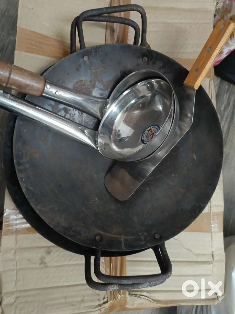 Steel containers and other kitchen useful appliance