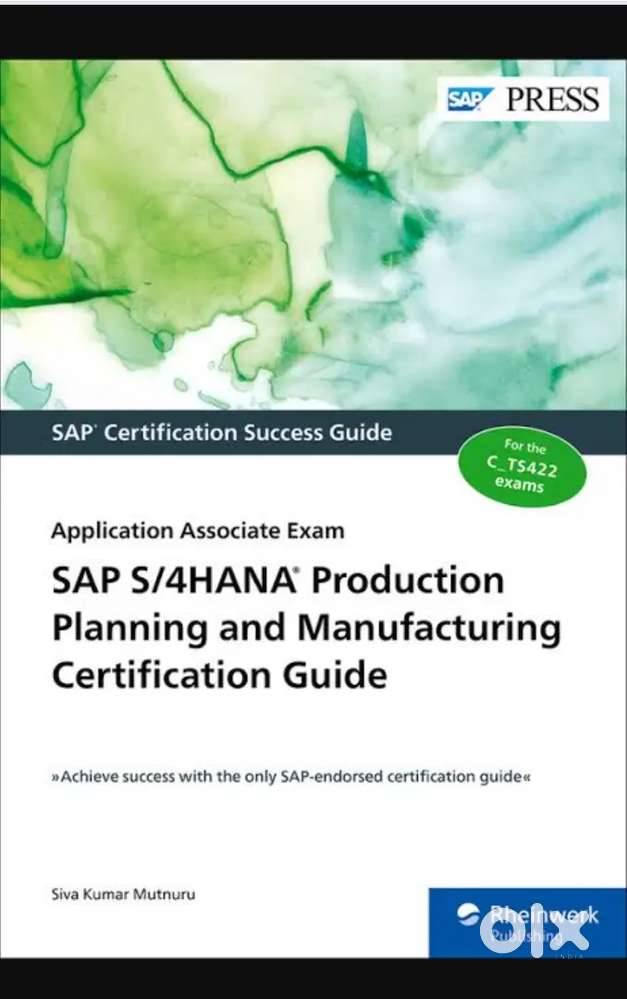 SAP PP production planning manufacturing certification book