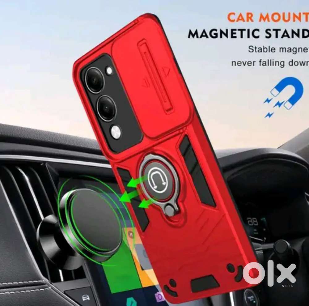 Red Back cover for Vivo Y19e