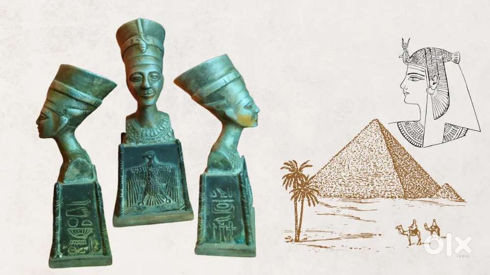 Statue of The Queen Nefertiti, an ancient Egyptian queen