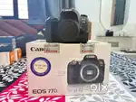 Canon DSLR 77d with full kit