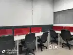 1 director cabin 5 workstation common reception office for rent