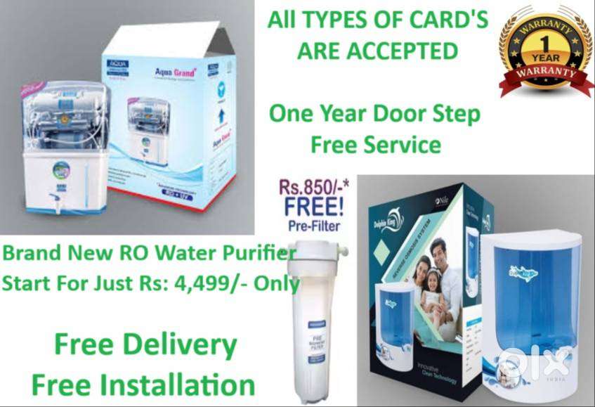 Brand New RO Water Purifier Start For Just Rs 4,499 Only