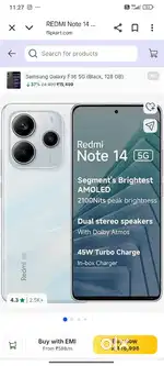 Redmi note 14 less then 2 month