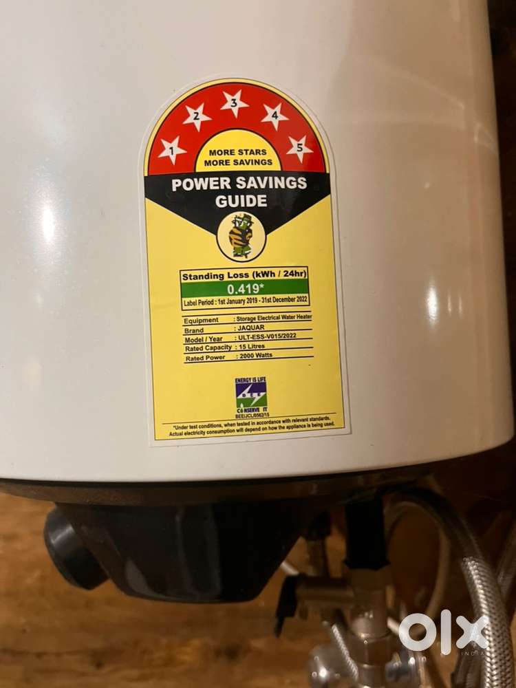 Jaquar Geyser with 5 star power saving