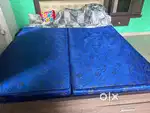 Double bed mattress, wooden study table, Geyser 15L