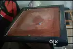 Full size carrom board hai urgent sale karna hai avrage condition hai