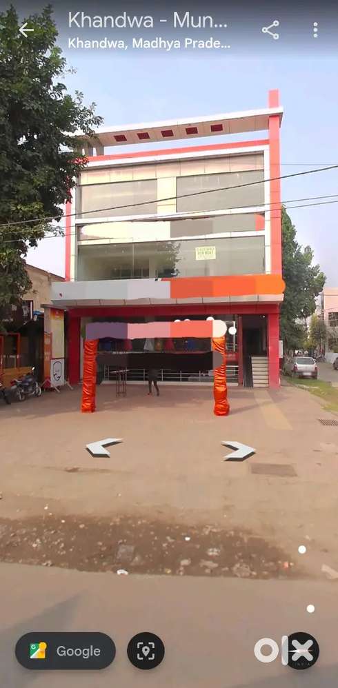 Office rental property prime location main road Anand Nagar khandwa