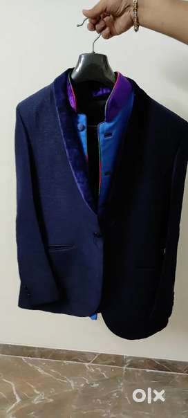 Blue blazer with koti