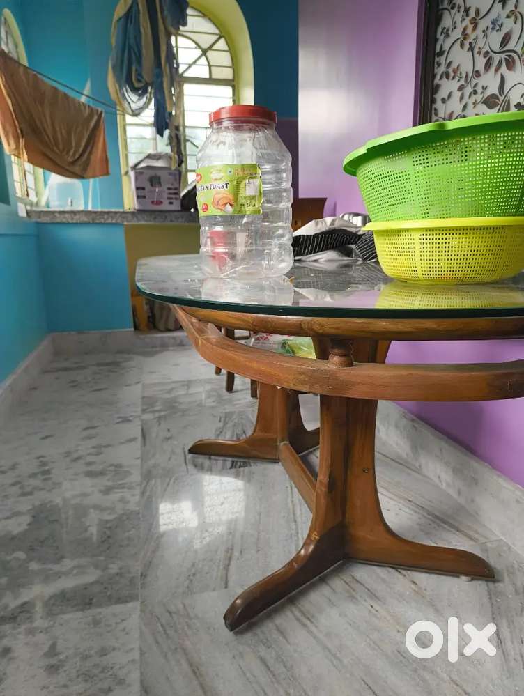 Segun kath er 6 setar dining with wooden chair(6 pics )