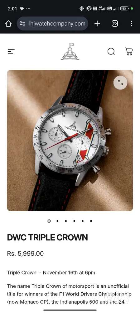 DWC triple crown white