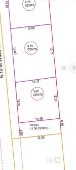 3.66 CENTS LAND FOR SALE IN BAREBAIL