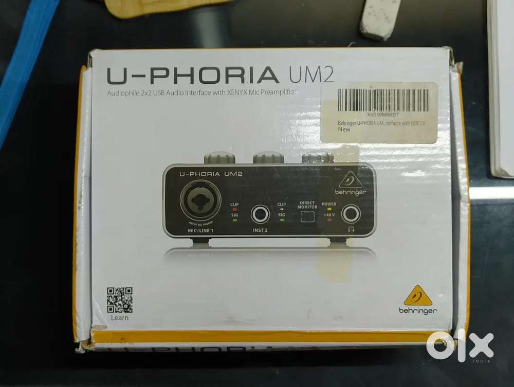 Behringer U-Phoria UM2 Audio Interface – Perfect Condition