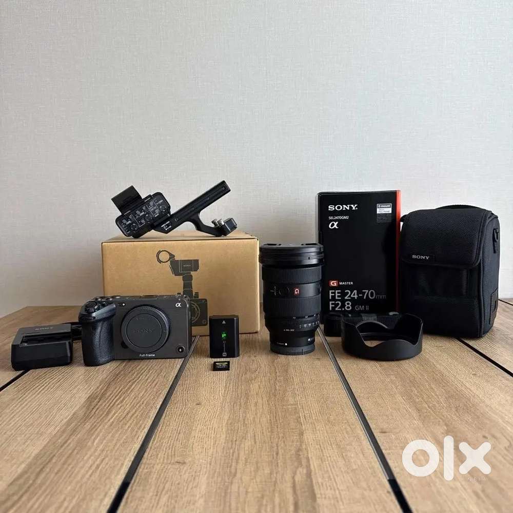 Sony FX3 Full-Frame Cinema Line Camera With Sony FE 24-70mm GM II Lens