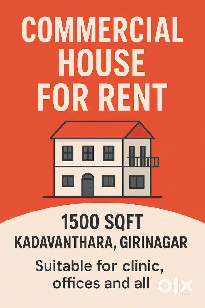 Commercial Independent House For Rent Girinagar, Kadavanthara