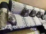 8-9 Seaters Sofa set with Glass table