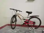 Hercules roadeo 21 gear and double suspension and single disc brake