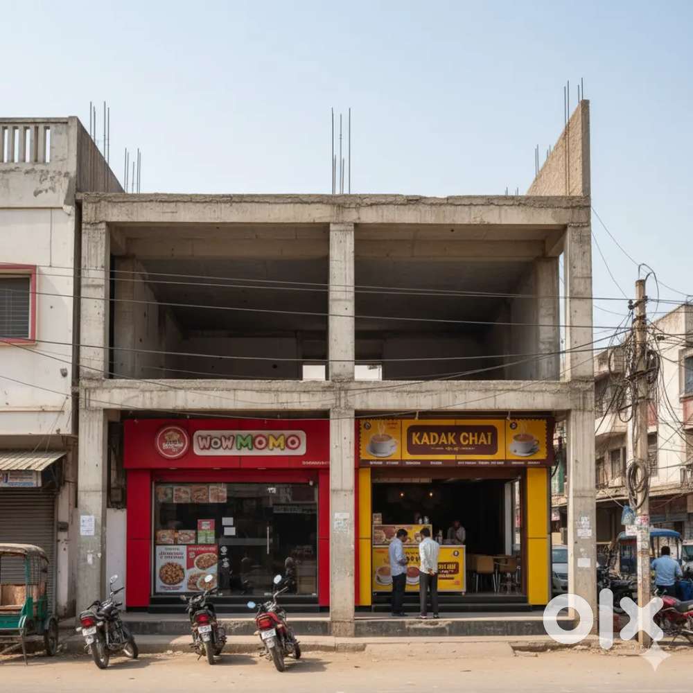 Prime Shop Space for cafe or Restaurant  near KFC Wow Momo Kadak Chai