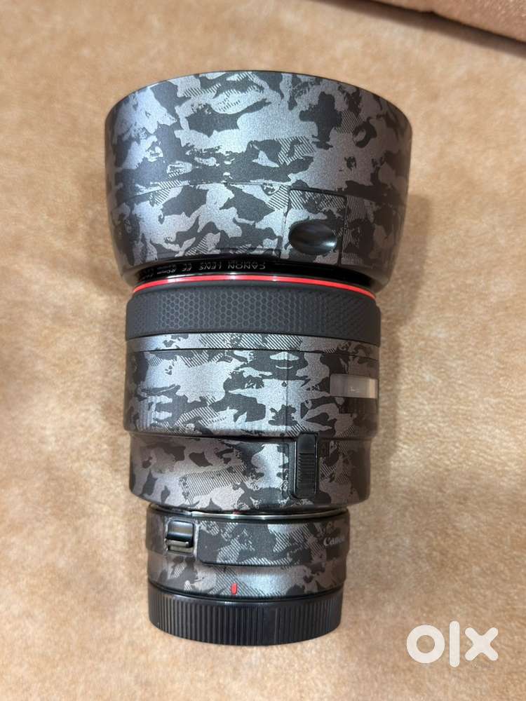 Canon EF 85mm 1.2L IS2 Lens with EF to RF Conveter