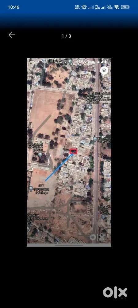 Commercial/Residential plot for sale 3600 sq ft