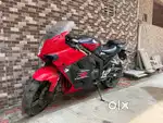 Attractive red and black colour - comfortable seat