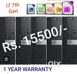 Dell Branded CPU / i7 7th Gen / 15500/- 1 Year Warranty