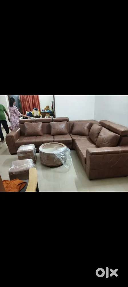 Supreet furniture brand New Lshape sofa