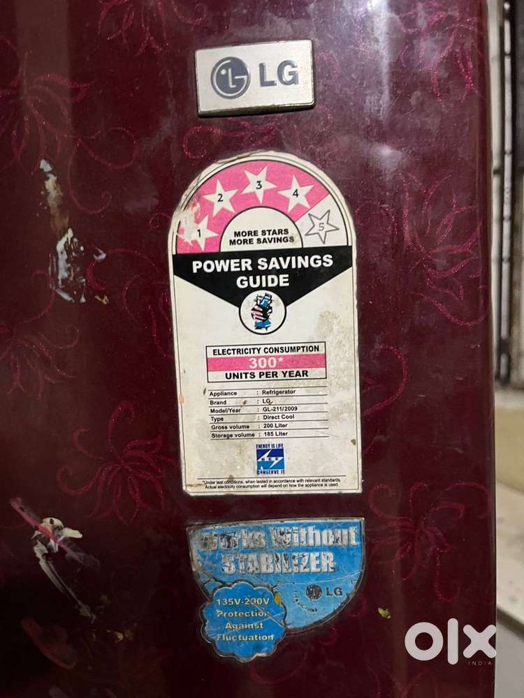 LG 4 Star Refrigerator  For Urgent Sale