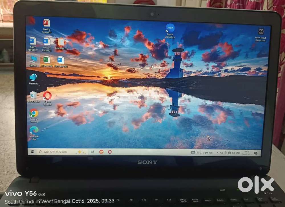 Sony,vivo laptop.8gb, storage-466gb