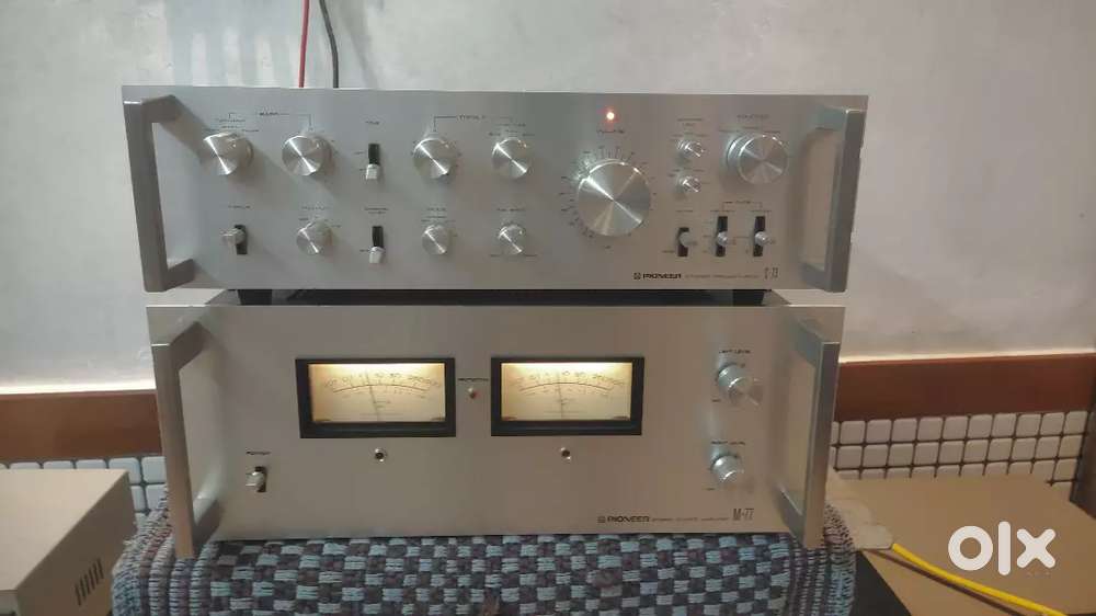 Pioneer M77 power amp and pre amplifire