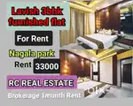 Fully furnished 3bhk flat for rent in Nagala park  rent 32000