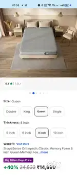 Wakefit Orthopedic  Mattress