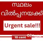 10 cent plot urgent sale in Puthencavu Edanadu, Chengannur