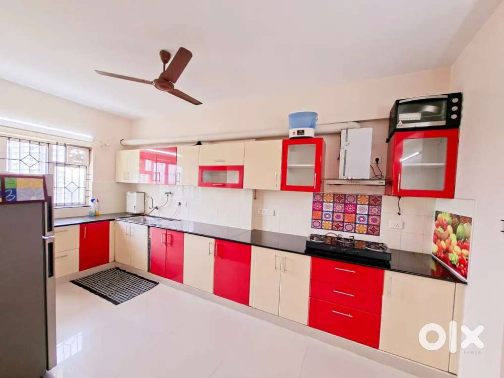 At sasthamangalam 2 bedroom fully furnished flat for rent, 25000 /-