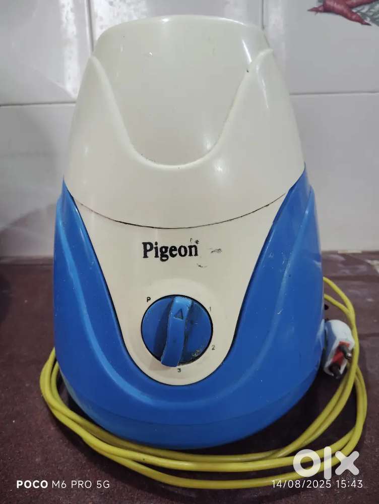 PIGEON 750 Watt Mixer grinder with all three jar.