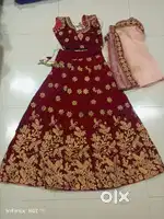 Regal Maroon Designer Lehenga Choli Set