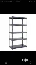 5 slotted angle racks want to sell immediately